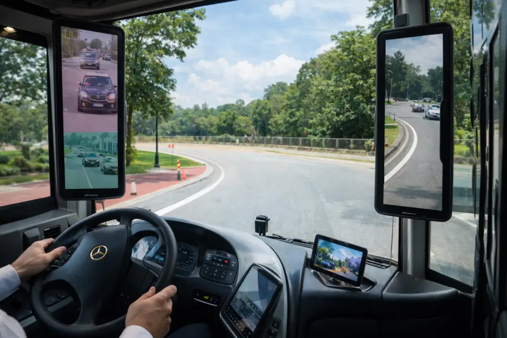 newtimes espejos digitales e mirrors autobus ece r46